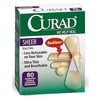 Curad Sheer Bandages, Assorted Sizes, 80 count, Pack of 4