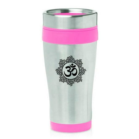 16oz Insulated Stainless Steel Travel Mug Yoga Floral (Hot