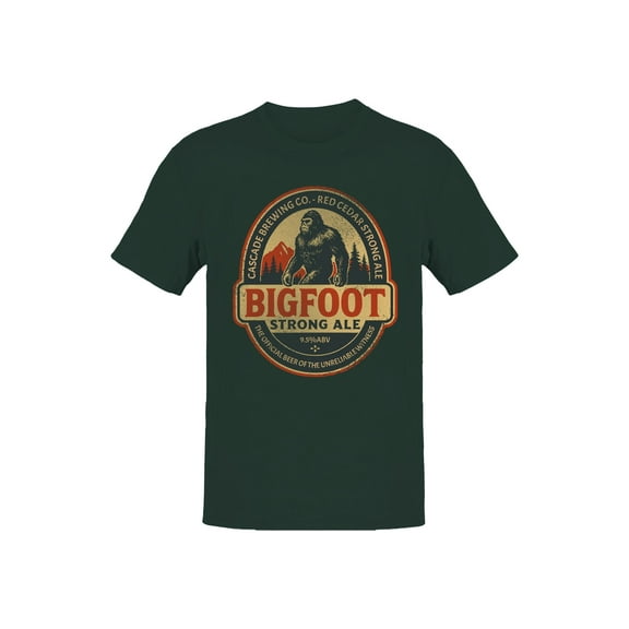 Bigfoot Strong Ale Craft Beer Label Men's T-shirt