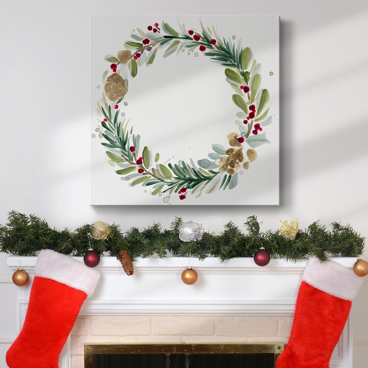 Warm Winter Wishes II- Gallery Wrapped Canvas