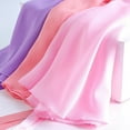 thumbnail image 3 of Girls Women Ballet Wrap Skirt Women's Ballet Wrap Skirt Chiffon Dance Wrap Skirt with Adjustable Waist Tie, 3 of 5