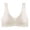 White, variant on Minimizer Bras for Women Thin Seamless Latex Large Smaller Gathering Top Support Side Retraction Vest Sports Red M