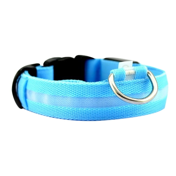 Collar LED para perro, moderno, seguro, recargable por USB, resistente al agua, con luz para perros pequeños, medianos y grandes.