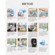 thumbnail image 5 of Limpiador de ventanas magnético de doble cara, cepillo de lavado de deslizador de limpiaparabrisas de vidrio de ventana doble magnético ajustable para ventanas acristaladas de gran altura y, 5 of 5