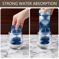 thumbnail image 6 of 2 Pcs Funny Kitchen Towels,Blue White Tie Dye Mandala Pattern Microfiber Dish Towels,Kitchen Tea Towels,Kitchen Towel Set (18" X 26"), 6 of 7