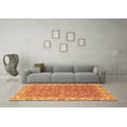 thumbnail image 3 of Ahgly Company Indoor Square Abstract Brown Modern Area Rugs, 3' Square, 3 of 4