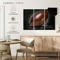 thumbnail image 4 of Elephant Stock Grunge Vintage Football Wall Art - Horizontal Multi Panel Canvas - Living Room Wall Decor - Sports Multi Panel - Brown And Black Decor - 23" x 14", 4 of 4