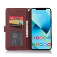 thumbnail image 6 of Nalacover Zipper Wallet Case for iPhone 12 Pro Max,360 Protection Luxury PU Leather&Soft TPU Magnetic Buckle Flip Card Pocket Shockproof Cover with Detachable Wrist Strap.Winered, 6 of 9