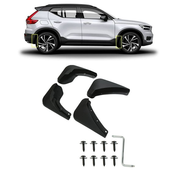 Guardabarros Delanteros Y Traseros, Protección De Pintura, 4 Piezas/juego De Guardabarros De Coche, ABS Duradero, Resistencia Al Desgaste, Diseño Estándar Original Para