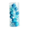 thumbnail image 3 of 24 piezas de adornos de bolas de Navidad colgantes adornos decorativos adornos de Navidad para Azul brillante, 3 of 9