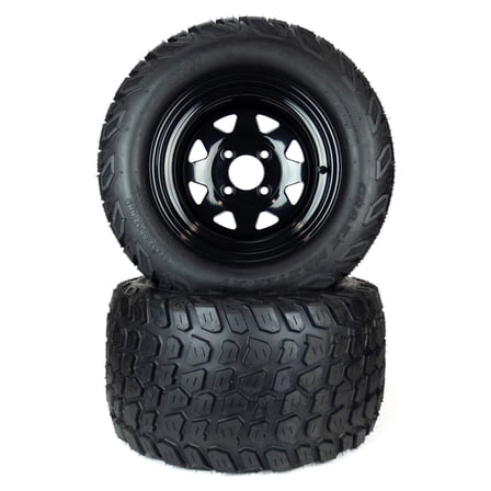 (2) Grassmaster XT Tire Assemblies 22x12.00-12 Gravely Ariens 52" 60" 07101616