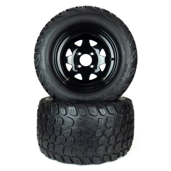 (2) Grassmaster XT Tire Assemblies 22x12.00-12 Gravely Ariens 52" 60" 07101616