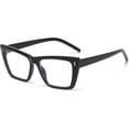 thumbnail image 1 of wonima44 LJCZKA Cat Eye Blue Light Blocking Glasses Women Computer Eyeglasses Anti Eyestrain Anti Glare Cateye Frame Clear Lens, 1 of 1
