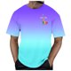 thumbnail image 4 of Playeras Básicas Para Hombre, Camiseta De Manga Corta Para Ejercicio, Camisetas Deportivas Informales De Verano Con Efecto Tie-Dye, 4 of 4
