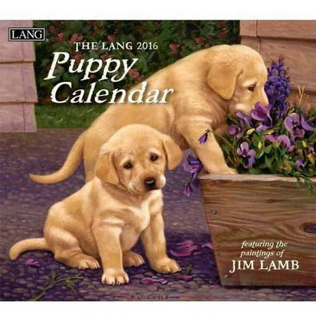 Lang Puppy 2016 Wall Calendar - Walmart.com