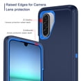 thumbnail image 3 of Petocase Compatible with Galaxy A17/Galaxy A26 Phone Case Shockproof Dust/Drop Proof 3-Layer Protective Heavy Duty Durable Rugged Hybrid Hard Case for Samsung Galaxy A175G/A26 5G,Navy Blue, 3 of 7