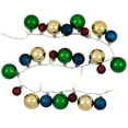 thumbnail image 3 of Northlight Ornament String Light Christmas Garland - LED Warm White  - 3' - 10ct - Green, 3 of 5