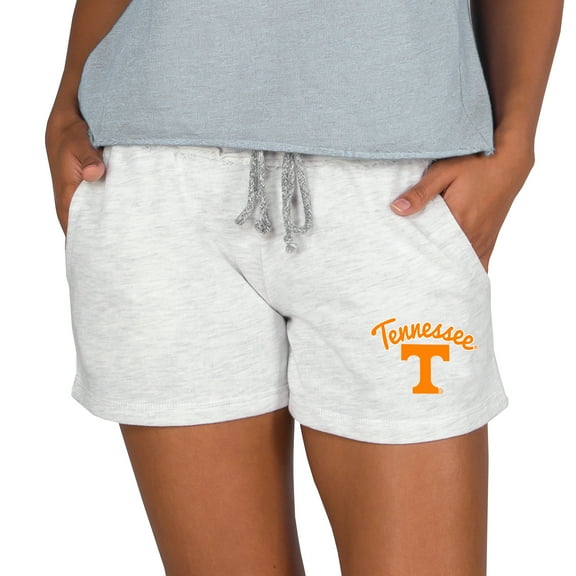 Women's Concepts Sport Ash Tennessee Volunteers Mainstream French Terry Tri-Blend Shorts