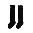 thumbnail image 4 of MSJUHEG Over the Knee Socks,Thigh High Compression Socks Women,Mock Thigh High Stockings,Bow Socks Women,Thigh High Socks,Stockings Knee High Ruffled Socks Black L, 4 of 8