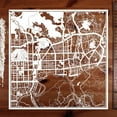 thumbnail image 4 of Shenzhen Paper Cut Map White 12x12 inches Paper Art, 4 of 4