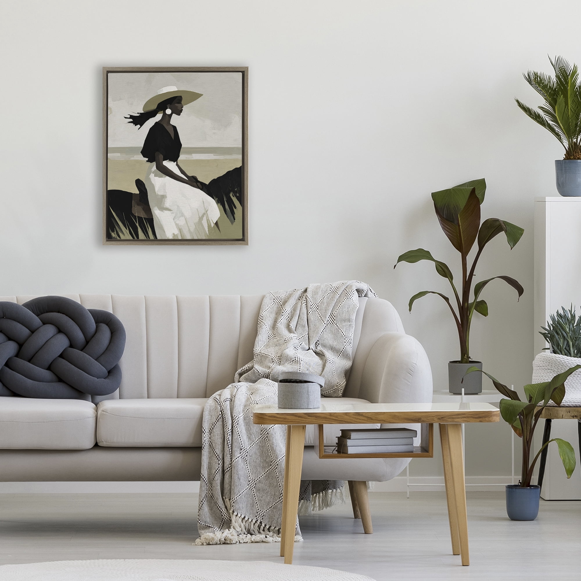 Stupell Industries Equestrian Windswept Muse Brown Framed Floater Canvas Wall Art, design by Svetlana Aleynikova