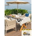 thumbnail image 5 of Outdoor Tablecloths with Umbrella Hole & Zipper, Country Kitchen Sunflowers 54x80 Inch Tablecloth Rectangle, Rustic Truck Vintage Farmhouse Waterproof Table Cloth, Patio/Pool/Picnic Table Covers, 5 of 8