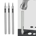 thumbnail image 3 of Leather Hole Punch 3Pcs Alloy Steel Hole Punch Cutter Leather Working Tools for Plastics Round Hollow Hole Punch Cutter, Paper Punches, 3 of 8