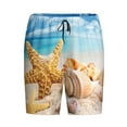 thumbnail image 4 of Easygdp Beach Starfish Shell Men's Short Pajama Pants, Sleep Shorts, Household Pants, Casual Pants with Pockets - X-Large, 4 of 9