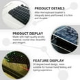 thumbnail image 3 of KAKOWELY Keyboard Protective Cover Acrylic Visible Keyboard Protective Case Accessory,18.7X"X6.89"X2.36", 3 of 5