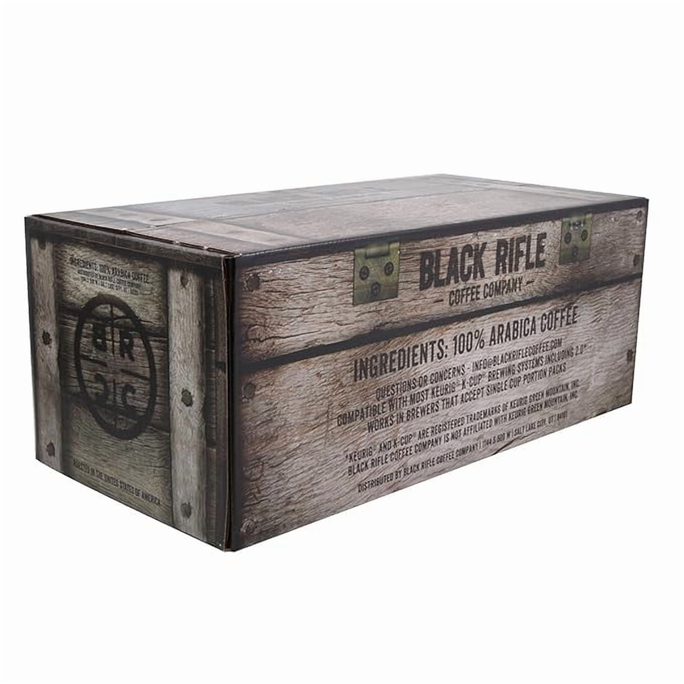 Black Rifle Coffee Supply Drop, 96 K-Cup Pods, Light to Dark Roast