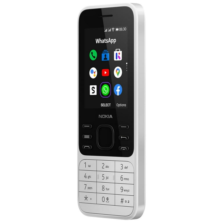 Restored Nokia 6300 4G TA-1324 4GB GSM Unlocked Phone Dual Sim - Powder  White (Refurbished)