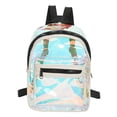 thumbnail image 1 of Summer Laser Backpack Transparent Fashion Girl Jelly Backpack for Party (Black), 1 of 10
