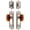 Polished Nickel, variant on Grandeur 828770 Windsor Solid Brass Single Cylinder Keyed Entry Knobset And Deadbolt Combo