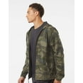 thumbnail image 2 of Independent Trading Co. Men's Light Weight Windbreaker Zip Jacket, 2 of 5