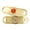 Red | Impact Engraving, variant on MedicEngraved Stainless Steel Custom Medical Alert Bracelet - 5mm Heart Link