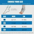 thumbnail image 5 of Ankle Brace for Men Women (Pair), Adjustable Ankle Sleeve Compression Wrap with Straps, Ultra-thin Lightweight Foot Sleeves Ankle Support for Sports, Sprained, Plantar Fasciitis, Tendonitis, 5 of 8