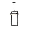 thumbnail image 1 of Z Lite 566CHXL-BK-LED 12 in. Luttrel LED Noir Extérieur Chaîne Montage Plafond Fixture, 1 of 1