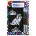 thumbnail image 6 of MeMoi MakIT Color Your Own Floral Crew Sock Marker Kit, One Size, Cat, 6 of 9