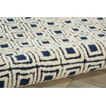 thumbnail image 6 of Nourison Modern Deco Geometric Modern Navy/Ivory 9'6" x 13' Area Rug, (10' x 13'), 6 of 6