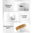 thumbnail image 3 of Luxspire Cup Dispenser For Bathroom, 3oz Cup Dispenser, Marble Resin Cup Holder, Disposable Paper Cup Holder for Bathroom, Cotton Pad Holder, Guest Bathroom Essentials, Marble White, 3 of 7