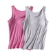 thumbnail image 1 of Camisola de manga corta para mujer con almohadilla para el pecho, sin aros de acero, ropa interior para yoga, pijamas deportivos para mujer, 1 of 2