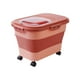 thumbnail image 4 of Contenedor de almacenamiento de comida para gatos, caja de almacenamiento de alimentos con tapas, tanque , dispensador de cocina, contenedor Rosa Sunnimix Contenedor de almacenamiento, 4 of 8