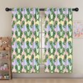 thumbnail image 5 of Cute Green Dinosaurs Gradient Pattern Insulated Teens Curtains Set Of 2, Bedroom Essentials, Toddler Room Decor 52x63in(132x160cm), 5 of 5