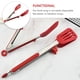 thumbnail image 2 of Pinzas de cocina con cabeza de silicona, pinzas profesionales para alimentos, pinzas prácticas para alimentos, 2 of 5