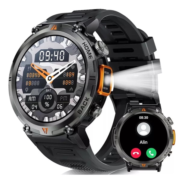 For Reloj Militar Inteligente Outdoor100+modos Deporte Sueño
