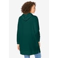 thumbnail image 2 of Woman Within Plus Size Longer-Length Hoodie Sweatshirt., 2 of 6