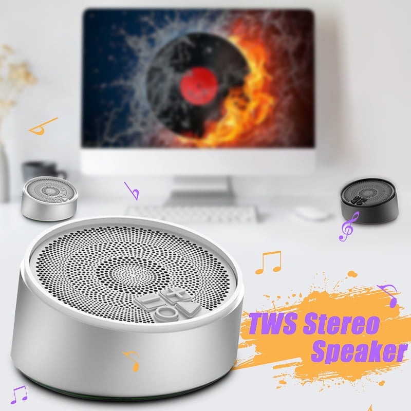 Portable TWS Wireless Double Channel USB Bluetooth 4.2 Speaker Computer