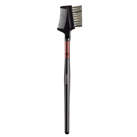 KOOBA Cepillo para cejas y peine para pestañas, maquillaje portátil, polvo para ojos, base, cepillo, herramienta cosmética de belleza para profesionales y viajes