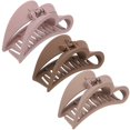 thumbnail image 1 of 3Pcs Heart Hair Claw Clips Heart Shaped Medium Claw Clips Hair Jaw Clips Nonslip Hair Clamps, 1 of 4