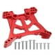 thumbnail image 1 of Soporte de amortiguador de aleación de aluminio de torre de choque trasero para Traxxas Slash 1/10 4X4 Huanqi 727 rojo, 1 of 10